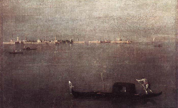 GUARDI, Francesco Gondola oil painting picture